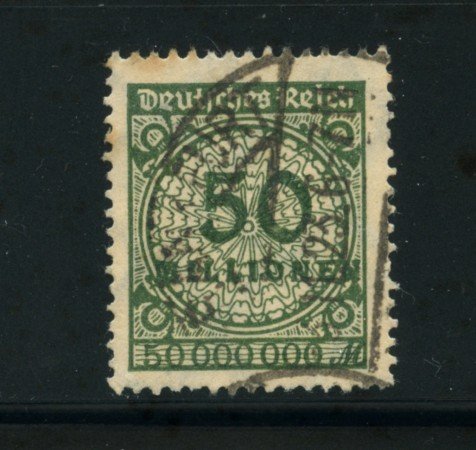 1923 - LOTTO/17902 - GERMANIA REICH - 50Mn. VERDE GRIGIO - USATO