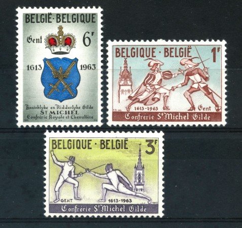 1963 - BELGIO - SCHERMA 3v. - NUOVI - LOTTO/25918