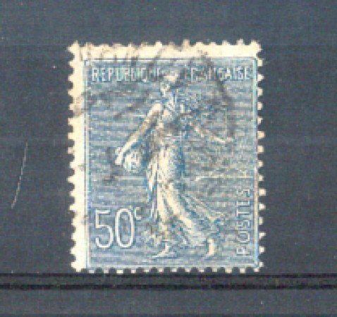 1921 - LOTTO/FRA161U - FRANCIA - 50c. AZZURRO  SEMINATRICE USATO