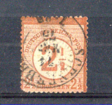 1872 - LBF/2349  - GERMANIA IMPERO -  2,5g. BRUNO -