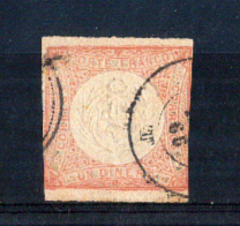 1862 - LOTTO/4959 - PERU' - 1d. ROSSO - USATO