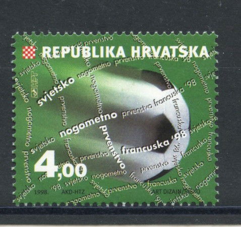 1998 - CROAZIA - MONDIALI DI CALCIO FRANCIA FRANCIA 98 - NUOVO - LOTTO/32842