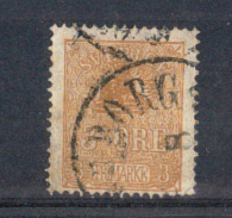 1862 - LOTTO/SVE12U2 - SVEZIA - 3 o. BISTRO - USATO