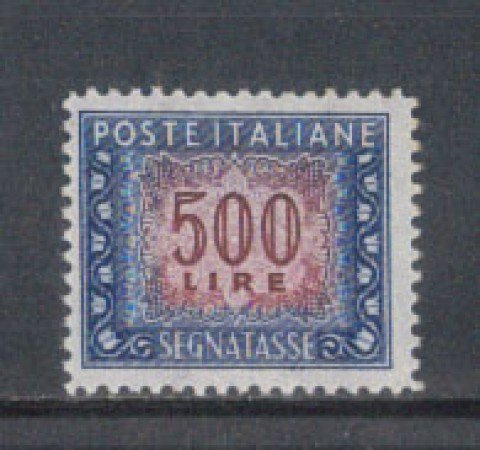 1947/54 - LOTTO/7824 - REPUBBLICA - 500 LIRE SEGNATASSE - NUOVO