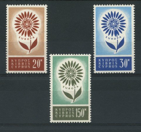 1964 - LOTTO/13963 - CIPRO - EUROPA 3v . - NUOVI