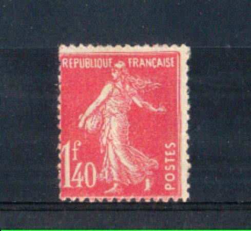 1924 - LOTTO/FRA196L - FRANCIA - 1,40 Fr. ROSA SEMINATRICE - LINGUELLATO