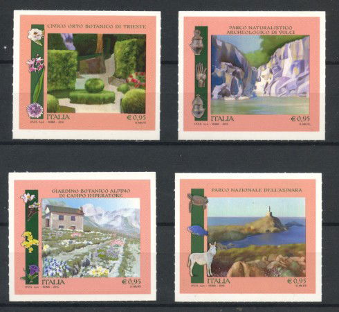 2015 - REPUBBLICA - PATRIMONIO NATURALE 4v. - NUOVI - LOTTO/36906