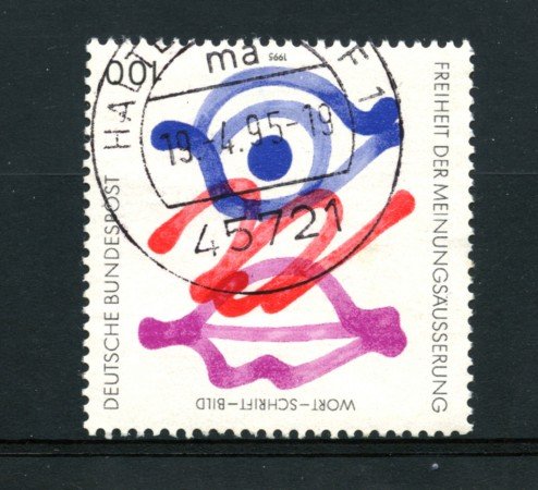 1995 - LOTTO/19119U - GERMANIA - LIBERTA' D'ESPRESSIONE - USATO