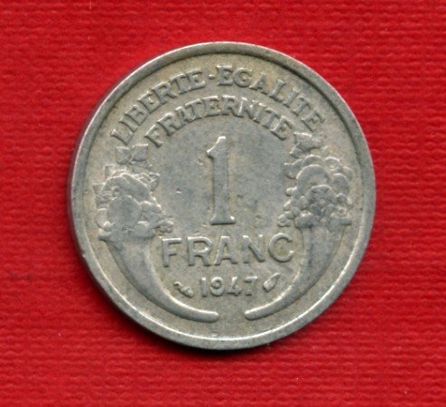 1947 - LOTTO/M21780 - FRANCIA - 1 FRANCO CORNUCOPIA