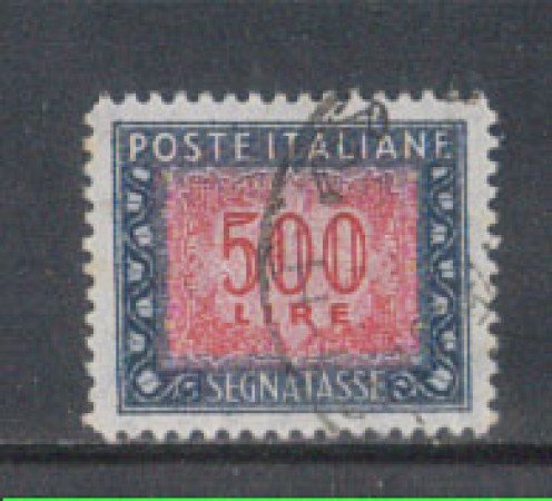 1955/66 - LOTTO/7834U - REPUBBLICA 500 LIRE SEGNATASSE - USATO