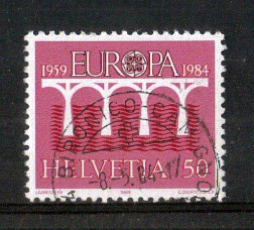 1984 - LOTTO/SVI1199U - SVIZZERA - 50c. EUROPA - USATO