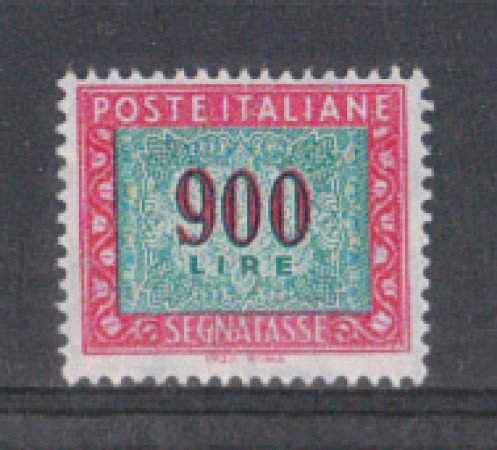 1984 - LOTTO/6822 - REPUBBLICA - 900 LIRE SEGNATASSE