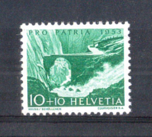 1953 - LOTTO/SVI532N - SVIZZERA - 10+10c. PRO PATRIA - NUOVO