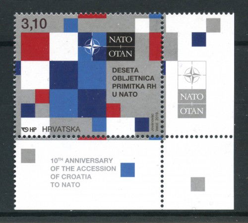 2019 - CROAZIA - INGRESSO NELLA NATO - NUOVO - LOTTO/33339
