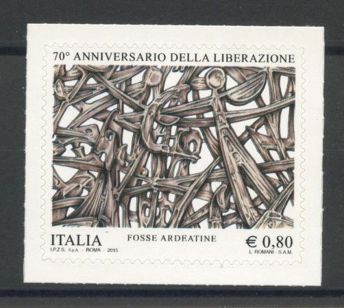 2015 - REPUBBLICA - ANNIVERSARIO DELLA LIBERAZIONE - NUOVO - LOTTO/36890