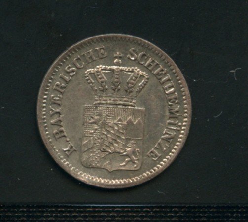 1869 -  LOTTO/M16116 - GERMANIA BAVIERA - 1 KREUZER ARGENTO