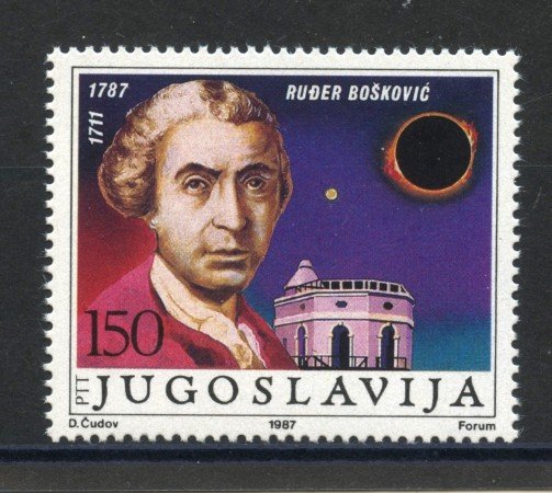 1987 - JUGOSLAVIA - LOTTO/38404 - R.J.BOSKOVIC - NUOVO