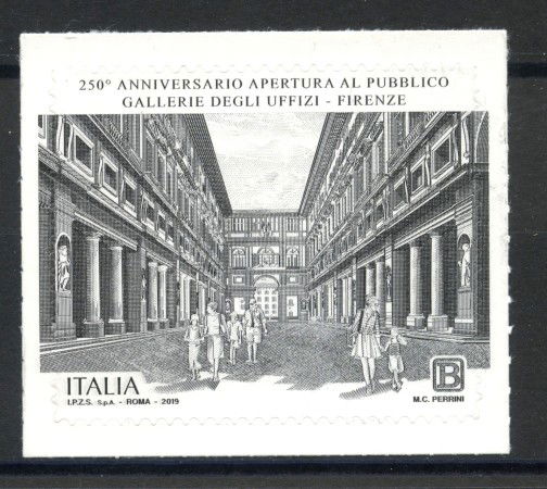 2019 - REPUBBLICA - GALLERIA DEGLI UFFIZI - NUOVO - LOTTO/37109