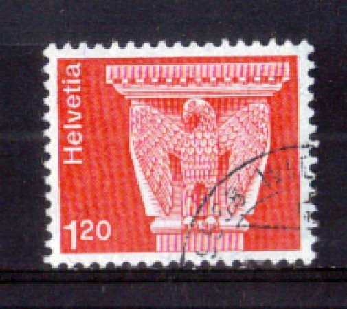 1974 - LOTTO/SVI969U - SVIZZERA - 1,20 Fr. CAPITELLO ROMANICO - USATO