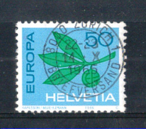 1965 - LOTTO/SVI758U - SVIZZERA - 50c. EUROPA - USATO
