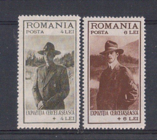 1931 - LOTTO/4126 - ROMANIA - ESPOSIZIONE SCOUTS 2v.