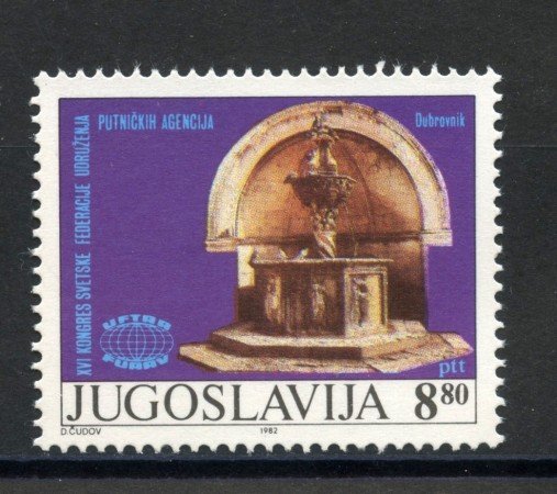 1982 - JUGOSLAVIA - LOTTO/38275 - AGENTI DI VIAGGIO - NUOVO