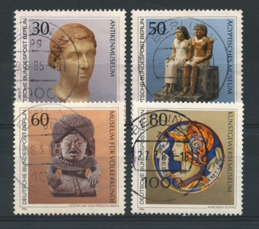 1984 - LOTTO/15685U - BERLINO - CAPOLAVORI DEL MUSEO DI BERLINO 4v. - USATI