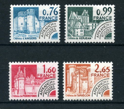 1980 - LOTTO/22660 - FRANCIA - PREANNULLATI  - MONUMENTI STORICI 4v. - NUOVI