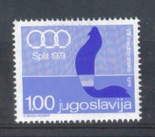 1979 - LOTTO/5004 - JUGOSLAVIA - GIOCHI DEL MEDITERRANEO