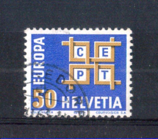 1963 - LOTTO/SVI716U - SVIZZERA - 50c. EUROPA - USATO