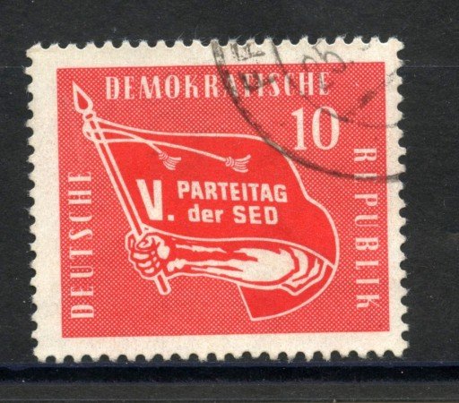 1958 - GERMANIA DDR - CONGRESSO PARTITO SOCIALISTA - USATO - LOTTO/36152