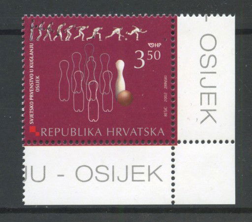 2002 - CROAZIA - MONDIALI DI BOWLING - NUOVO - LOTTO/32930