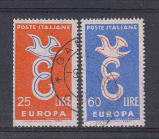 1958 - LOTTO/6337U - REPUBBLICA - EUROPA 2v. USATI