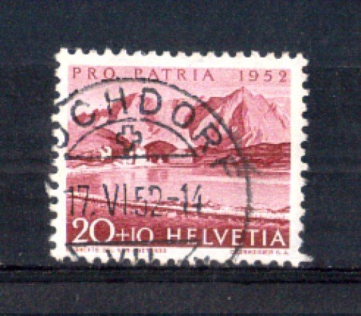 1952 - LOTTO/SVI523U - SVIZZERA - 20+10c. PRO PATRIA - USATO