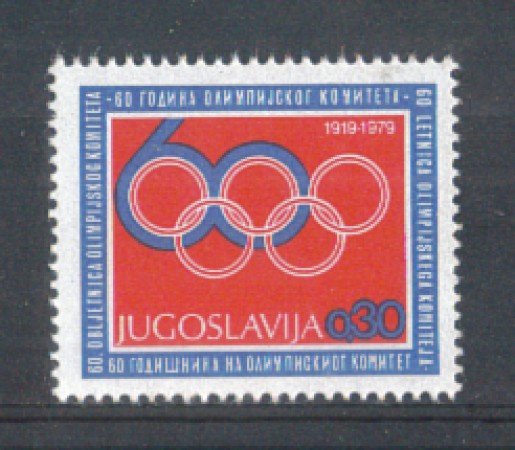 1979 - LOTTO/4997 - JUGOSLAVIA - SETTIMANA OLIMPICA