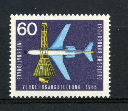 1965 - GERMANIA FEDERALE - 60p. ESPOSIZIONE TRASPORTI - NUOVO - LOTTO/30893