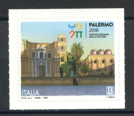 2018 - REPUBBLICA - PALERMO CAPITALE DELLA CULTURA - NUOVO - LOTTO/37059