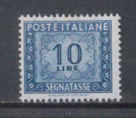 1955/66 - LOTTO/7827 - REPUBBLICA - 10 LIRE SEGNATASSE