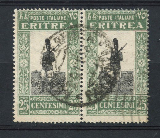 1930 - LOTTO/17230B - ERITREA - 25c. SOGGETTI AFRICANI - COPPIA