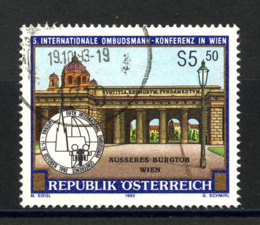 1992 - AUSTRIA - AVVOCATURE DI STATO - USATO - LOTTO/39643