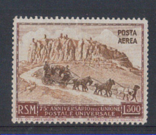 1951 - LOTTO/5667 - S.MARINO - POSTA AEREA U.P.U 300 L. NUOVO