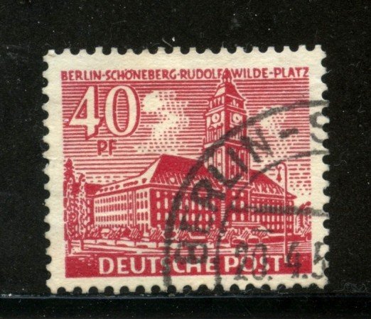 1949 - BERLINO - 40p. PIAZZA WILDE - USATO - LOTTO/29207