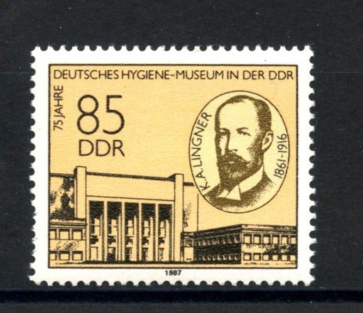 1987 - GERMANIA DDR - MUSEO DELL'IGIENE - NUOVO - LOTTO/36659