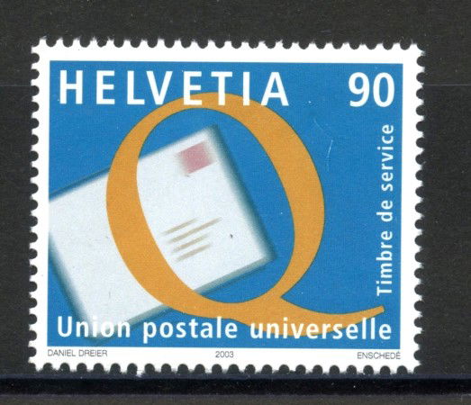 2003 - SVIZZERA - UNIONE POSTALE - SERVIZIO - NUOVO - LOTTO/37414
