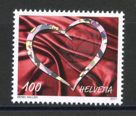 2017 - SVIZZERA - LOTTO/39718 - FRANCOBOLLO PER SALUTI - NUOVO