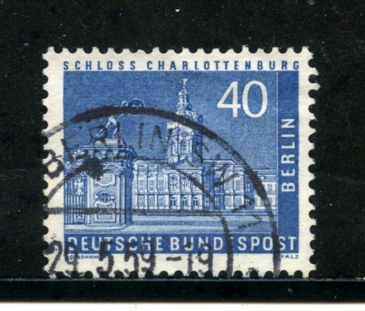 1956/63 - BERLINO - 30p. CHARLOTTEMBURG - USATO - LOTTO/29229