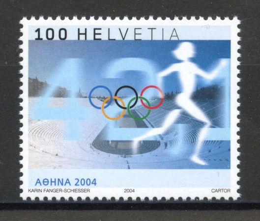 2004 - SVIZZERA - OLIMPIADI DI ATENE - NUOVO - LOTTO/37426