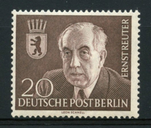 1954 - LOTTO/11951 - BERLINO - 20p. ERNST REUTER - NUOVO