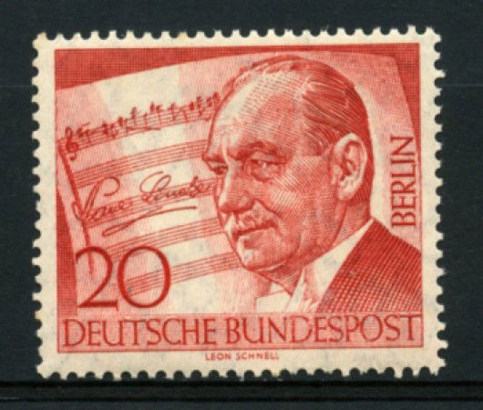 1956 - LOTTO/11963 - BERLINO - 20p. PAUL LINCKE - NUOVO