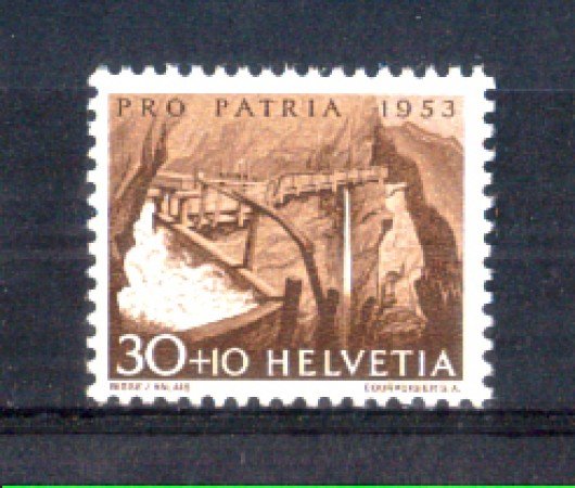 1953 - LOTTO/SVI534N - SVIZZERA - 30+10c. PRO PATRIA - NUOVO